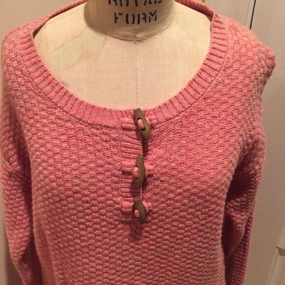Ruff Hewn Sweater Mauve Oversized - Picture 2 of 5